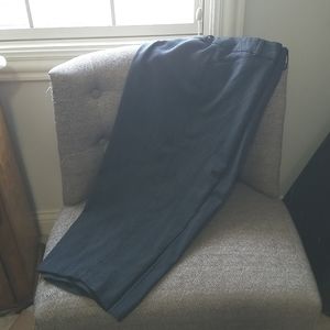 Ashley Stewart, Size 16W , wide leg striped capris.